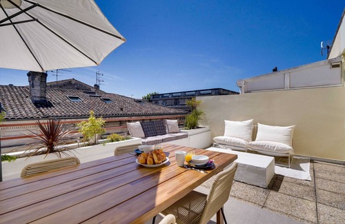 Libourne Apartamento | Appartement central - Toit-terrasse