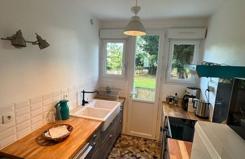 Saint-Nicolas Apartamento | Appartement Chaleureux Avec Jardin - Proche Centre