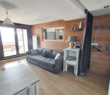 Eclose-Ouest Apartamento | Appartement cosy à L'Alpe d'Huez 27 m² avec vue montagne