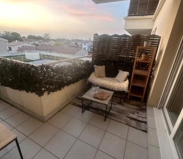 Monteux Apartamento | Appartement cosy en résidence