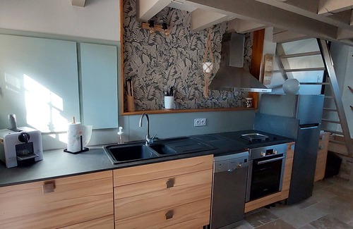 Cabrieres Apartamento | Appartement Cosy Face à la Garrigue Dans un Village Gardois
