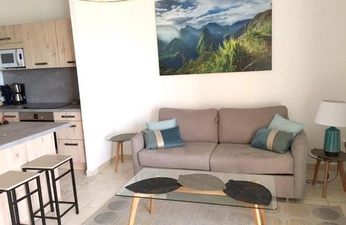 Carosse Apartamento | Appartement d'une chambre avec vue sur la mer terrasse amenagee et wifi a Saint Paul a 2 km de la plage