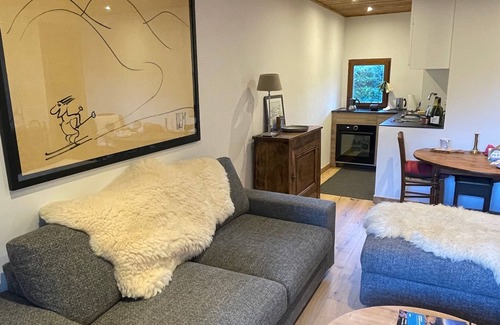 Demi-Quartier Apartamento | Appartement de 3 Pièces et Jardin - Megeve