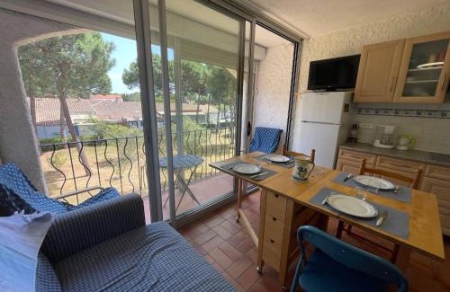 Argeles Plage Apartamento | Appartement deux pièces cabine- Argelès sur mer AR155-024
