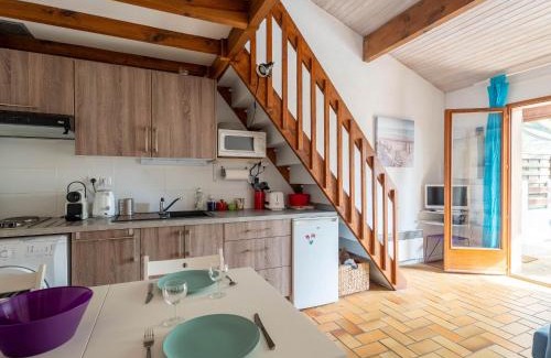 Biscarrosse Plage Apartamento | Appartement duplex à deux pas de l'océan pour 4 personnes, cour privée, ménage inclus - FR-1-319-600