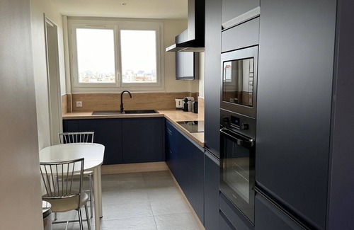 Bois-Colombes Apartamento | Appartement Familial Meublé Tout Confort - 70m² - 2 Chambres