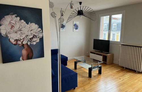 Bois-Colombes Apartamento | Appartement Familial Meublé Tout Confort - 70m² - 2 Chambres