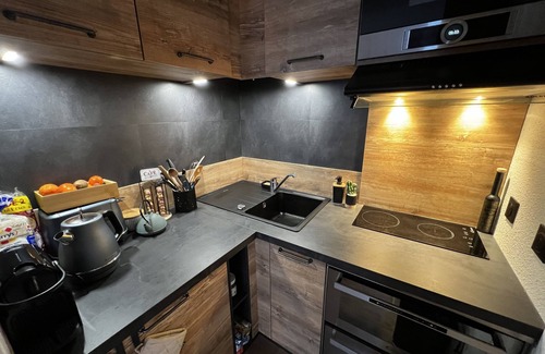 La Mongie Apartamento | Appartement 6 Personnes, 1 Chambres Avec vue sur les Pistes de Lamongie