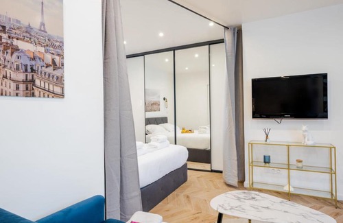 Republique–Point-du-Jour Apartamento | Appartement confortable 1BR-4P - Boulogne-Billancourt