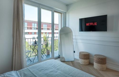 Republique–Point-du-Jour Apartamento | Appartement Luxe 3 Chambres Lits Doubles 6 Personnes - Proche Paris 16, Parc des Princes, Roland-Garros