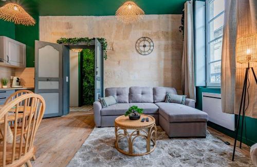 Libourne Apartamento | Appartement Jungle - Libourne Centre - Sauna & Terrasse