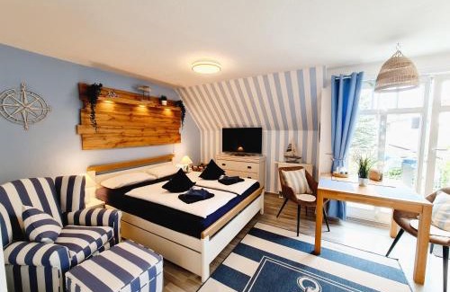 Kuhlungsborn Ost Apartamento | Appartement Küstenblau