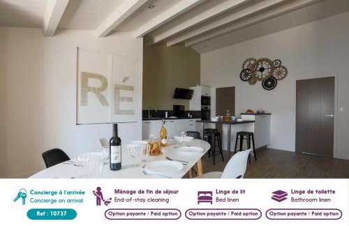 Le Bois-Plage-en-Re Apartamento | Appartement lumineux pour 6 personnes