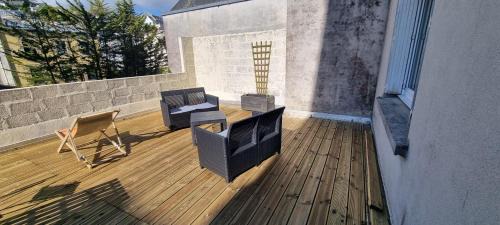Morlaix Apartamento | Appartement lumineux -terrasse au cœur de Morlaix
