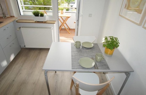 Dortmund Apartamento | Appartement mit Balkon Westfalenhalle und Universität fußläufig