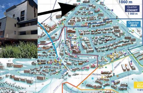 Cognet Apartamento | Appartement moderne avec accès direct aux pistes, près du centre et des commerces - FR-1-645-64