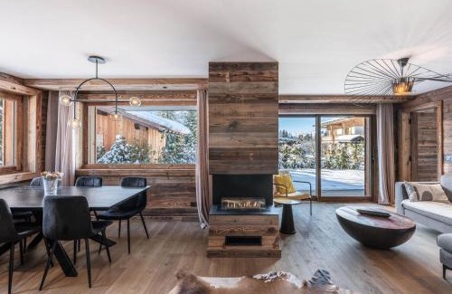 Le Planellet Apartamento | Appartement moderne avec espace bien-être et proche télécabine à Megève - FR-1-569-188