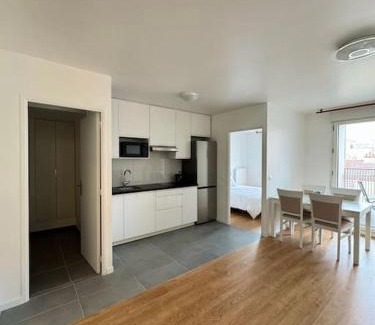 Aubervilliers Apartamento | Appartement moderne avec Balcon proche de Paris