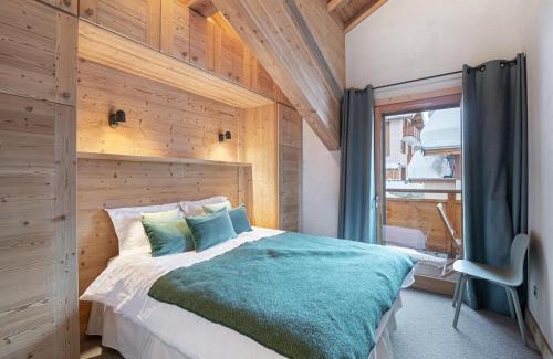 Le Bettaix Apartamento | Appartement neuf et cosy, proche des pistes, avec cheminée et parkings dédiés - FR-1-570-11