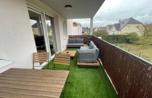 Selestat Apartamento | Appartement - Note Boisée - Terrasse & Parking