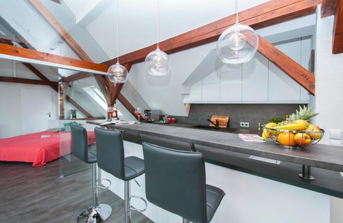 Hammerbrook Apartamento | Appartement Oberhafen contactless Check in