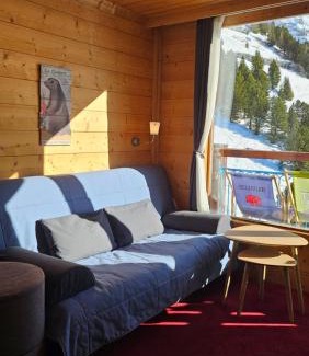 Arc-2000 Apartamento | Appartement plein Sud "skis aux pieds"- South-facing "ski-in, ski-out" flat - Résidence Le Varet - Arc 2000 - 4 personnes