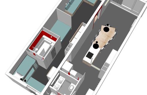Arc-1800 Apartamento | Appartement Rénové Ski aux Pieds avec Balcon Sud, 3 Pièces Cabine pour 7 Personnes - FR-1-346-322