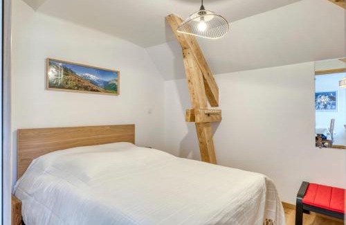 Megeve Apartamento | Appartement rénové, centre Megève, 1 chambre + cabine, proche télécabine, 5 pers. - FR-1-453-280