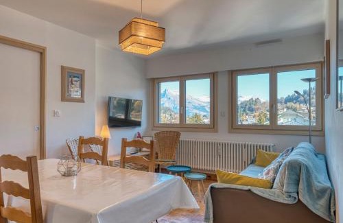 Megeve Apartamento | Appartement rénové, centre Megève, 1 chambre + cabine, proche télécabine, 5 pers. - FR-1-453-280