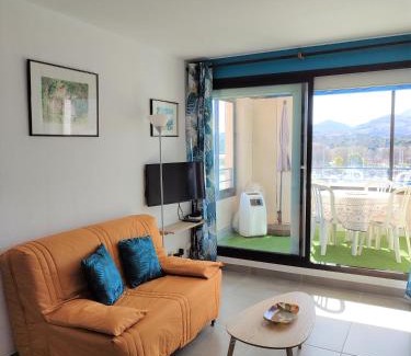 Plage d'Argeles Apartamento | Appartement résidence Acapulco vue panoramique port Argeles sur mer