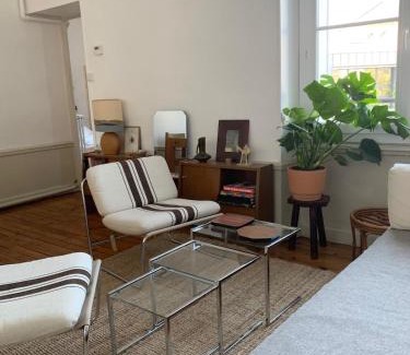 Sablon - Trudaine Apartamento | Appartement spacieux et lumineux Place Delille