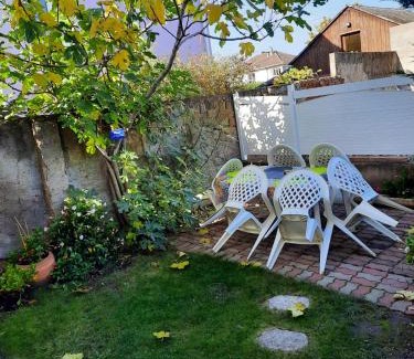 Ingersheim Apartamento | Appartement spacieux à Ingersheim avec vue sur jardin, 100 m²
