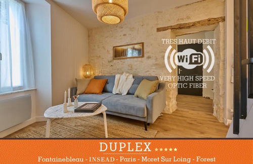 Veneux-les-Sablons Apartamento | Appartement standing à 7min de Fontainebleau centre, 3min de Moret-sur-Loing et 45min de Paris (1min à pied de la gare)