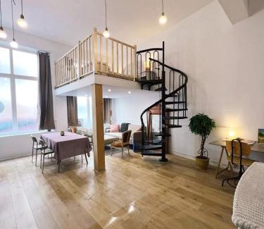 Jacquard - Prefecture Apartamento | Appartement studio loft cosy centre st Etienne