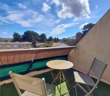 Residence Las Rebes Batiment Apartamento | Appartement T1 cosy- terrasse - parking gratuit