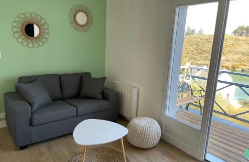Sauzon Apartamento | Appartement T3 vue mer Sauzon balcon et parking privé