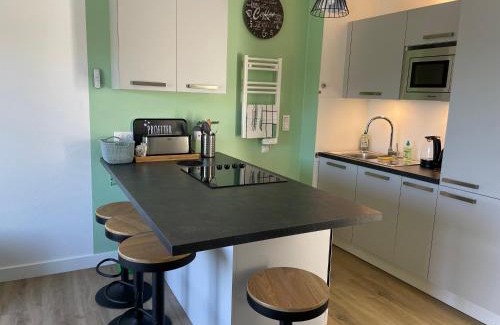 Sauzon Apartamento | Appartement T3 vue mer Sauzon balcon et parking privé