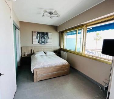 Cros-de-Cagnes Apartamento | Appartement vue mer
