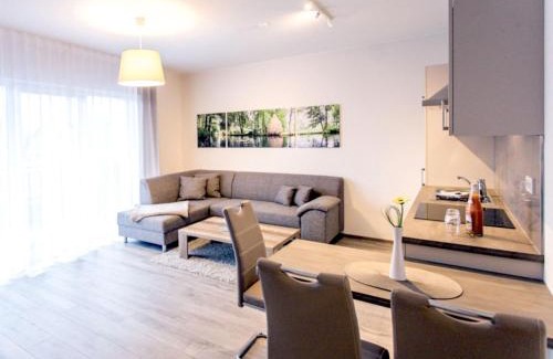 Lubben Apartamento | Appartements mit Blick auf die Spree in Lübben, cleaning included