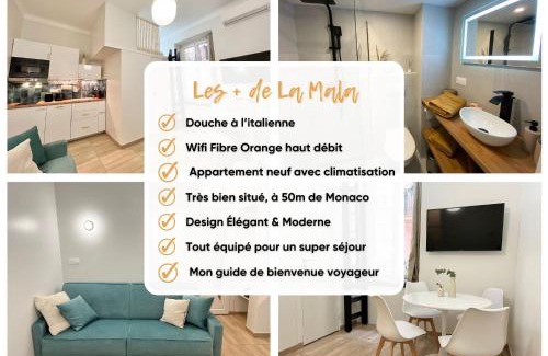 Cap d'Ail Apartamento | Appartements neuf - Frontière de Monaco - clim - WIFI
