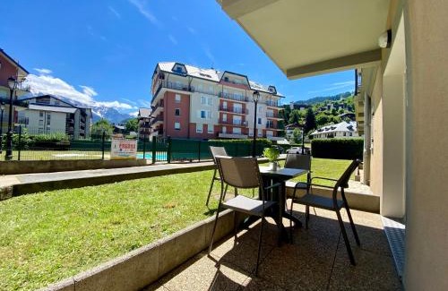 Saint-Gervais-les-Bains Apartamento | Appt MIAGE - 2 pièces cabine, terrasse & piscine