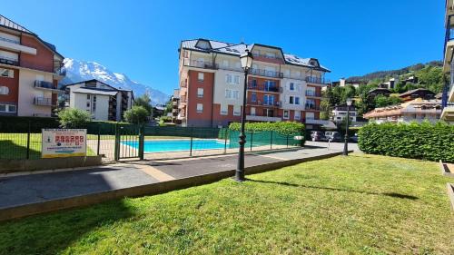 Saint-Gervais-les-Bains Apartamento | Appt MIAGE - 2 pièces cabine, terrasse & piscine