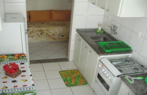 Gonzaga Apartamento | Apt 22 en la playa de Gonzaga con Wi-Fi