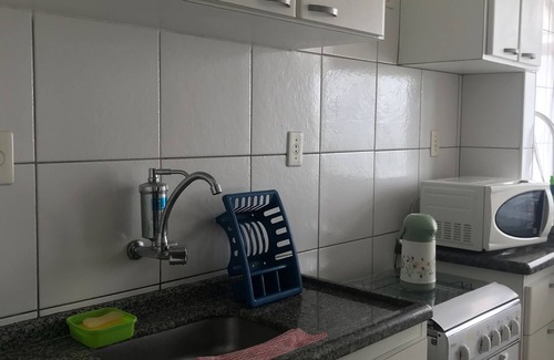 Gonzaga Apartamento | Apt 22 en la playa de Gonzaga con Wi-Fi
