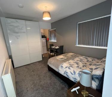 Seisdon Apartamento | Apt 3. Private Studio in Moseley, Birmingham
