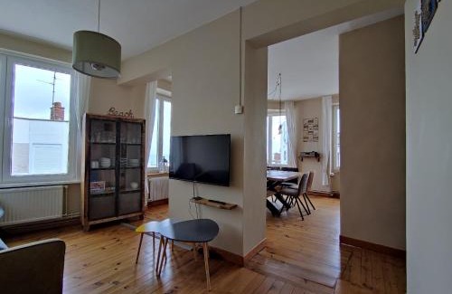 Bray-Dunes Apartamento | Apt 6 pers. Duplex vue mer avec charme de l'ancien
