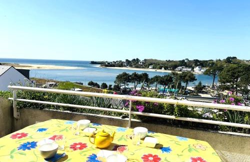 Guidel-Plages Apartamento | Apt 6 pers - Magnifique vue mer - Belle terrasse - AZILIZ
