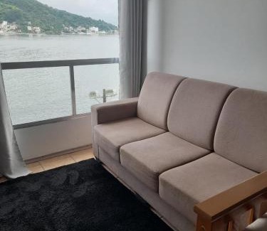 Sao Vicente Apartamento | Apt pé na areia vista mar