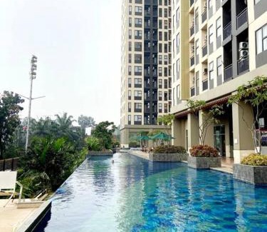 Bekasi Apartamento | Apt Transpark Cibubur 2 BR With Wi-Fi & Pool