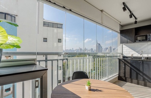 Butanta Apartamento | Apt w/ Gourmet Balcony 190m From the Metro Wal0714